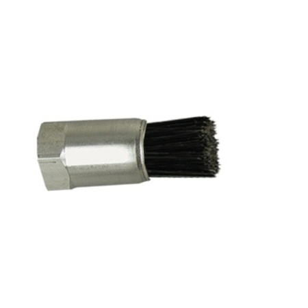 GORDON BRUSH 1/4" D Body Goat Hair Fill .038" Orifice Female Thread Flow Thru Brush 901198G